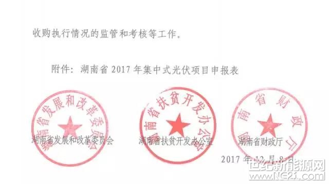 湖南省開展2017年500MW集中式光伏扶貧項(xiàng)目申報(bào)工作