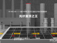 隆基Hi-MO X6防積灰組件采用HPBC技術(shù)，最高發(fā)電增益達(dá)6%