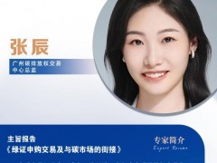 演講嘉賓|廣州碳排放權(quán)交易中心總監(jiān)張辰 出席廣東工商業(yè)光儲(chǔ)市場(chǎng)研討會(huì)